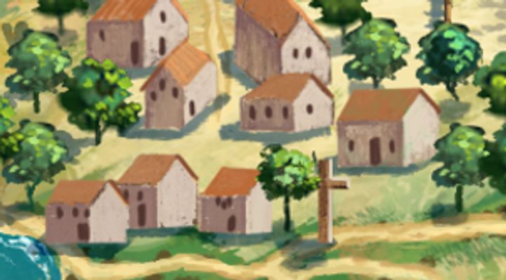 Extrait de la carte illustrée, zone B11