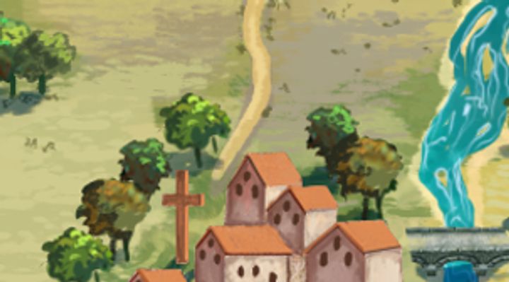 Extrait de la carte illustrée, zone B17