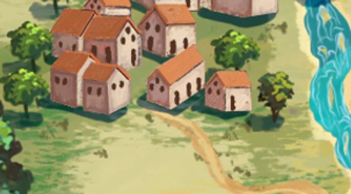 Extrait de la carte illustrée, zone B18