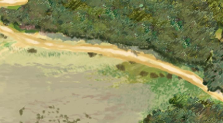 Extrait de la carte illustrée, zone C10