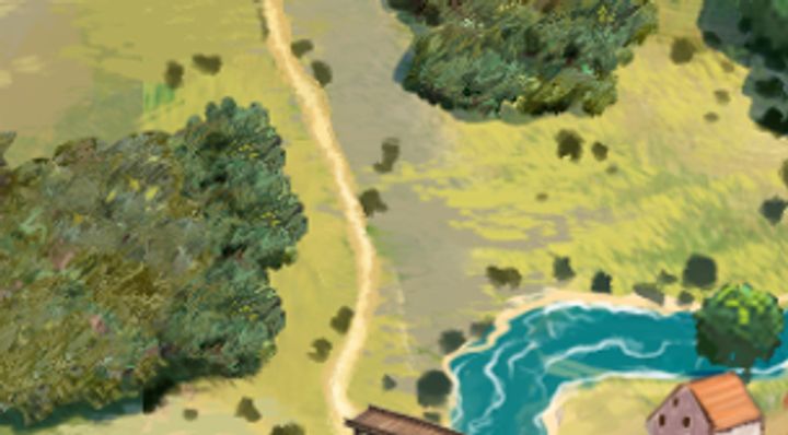 Extrait de la carte illustrée, zone C13