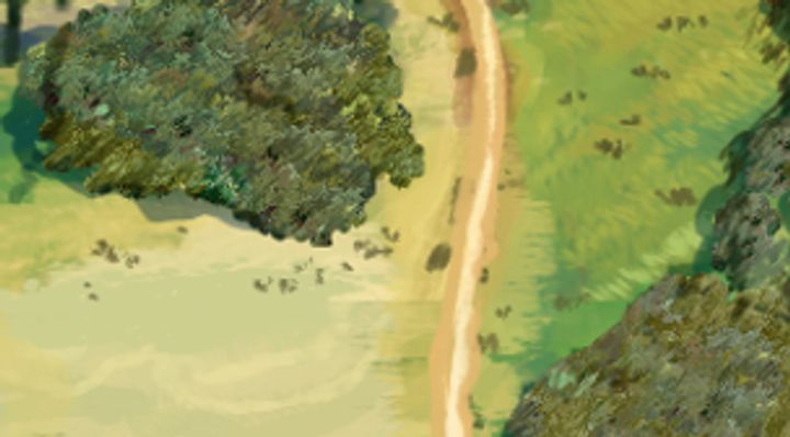 Extrait de la carte illustrée, zone E17