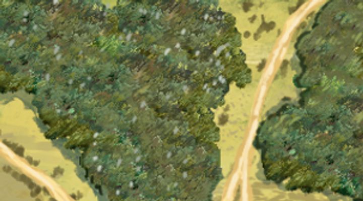 Extrait de la carte illustrée, zone F07