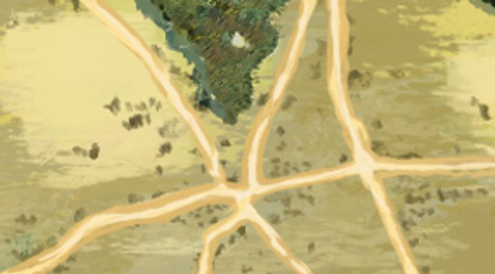 Extrait de la carte illustrée, zone F08