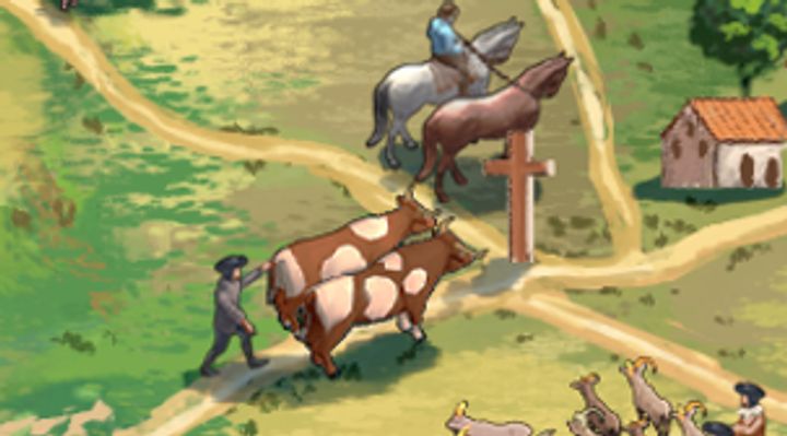 Extrait de la carte illustrée, zone G11