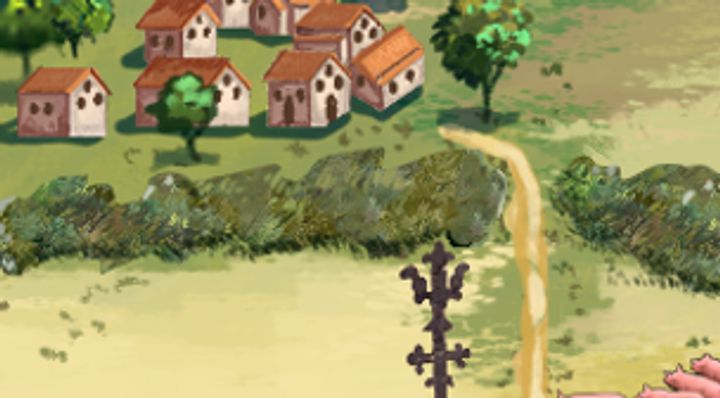 Extrait de la carte illustrée, zone H09