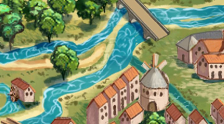 Extrait de la carte illustrée, zone I13