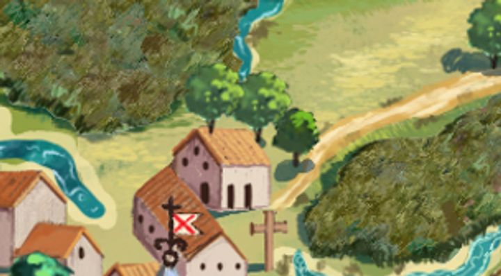 Extrait de la carte illustrée, zone J06