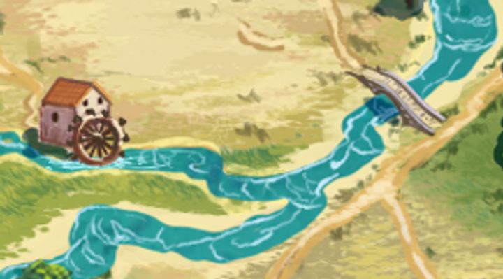 Extrait de la carte illustrée, zone K03