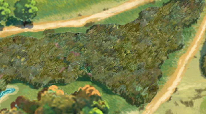 Extrait de la carte illustrée, zone K06