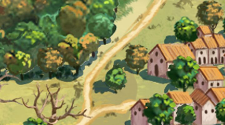 Extrait de la carte illustrée, zone K07