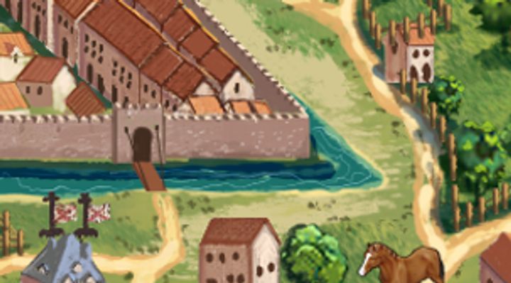 Extrait de la carte illustrée, zone K14