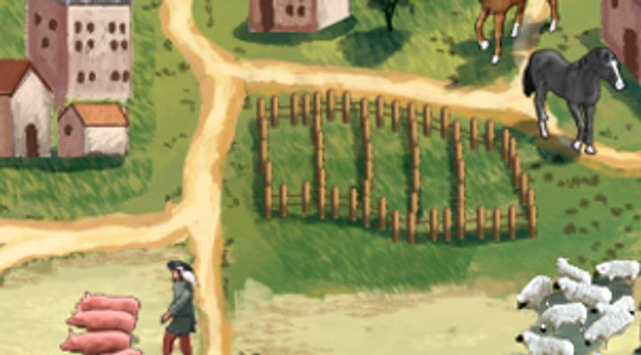 Extrait de la carte illustrée, zone K15