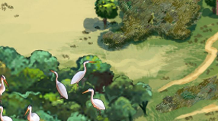 Extrait de la carte illustrée, zone L10