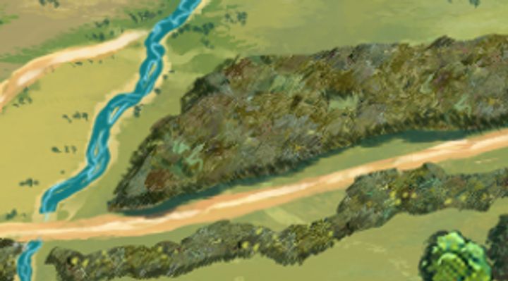 Extrait de la carte illustrée, zone N10