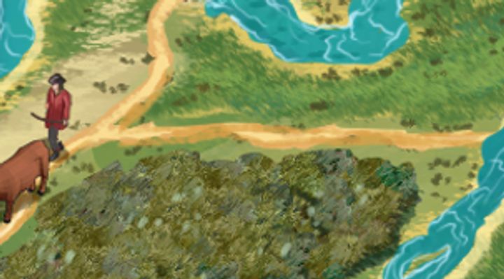 Extrait de la carte illustrée, zone N14