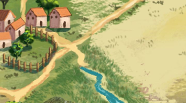 Extrait de la carte illustrée, zone O11