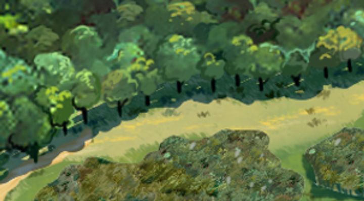 Extrait de la carte illustrée, zone P09