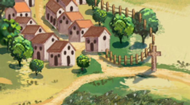 Extrait de la carte illustrée, zone Q16