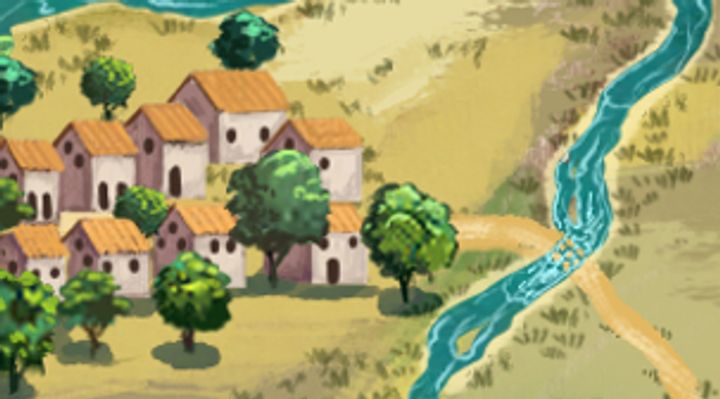 Extrait de la carte illustrée, zone Q18