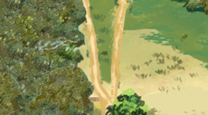 Extrait de la carte illustrée, zone R10