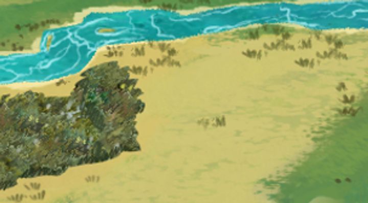 Extrait de la carte illustrée, zone R15