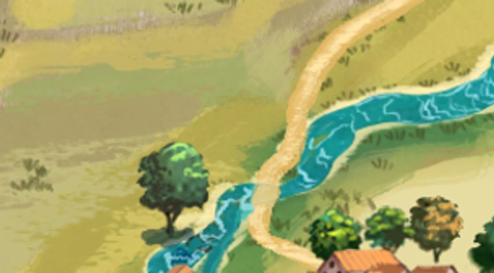 Extrait de la carte illustrée, zone R18