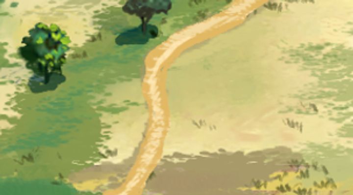 Extrait de la carte illustrée, zone T10