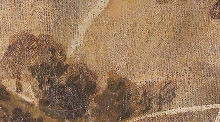 Extrait de la carte originale de 1609, zone B07