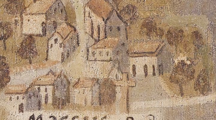 Extrait de la carte originale de 1609, zone B11