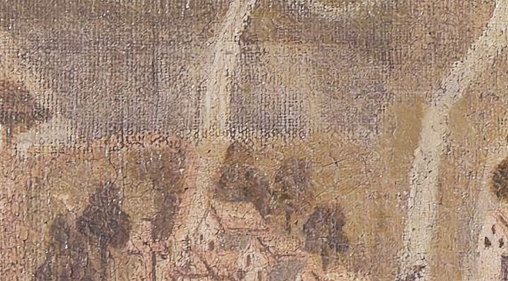 Extrait de la carte originale de 1609, zone B17