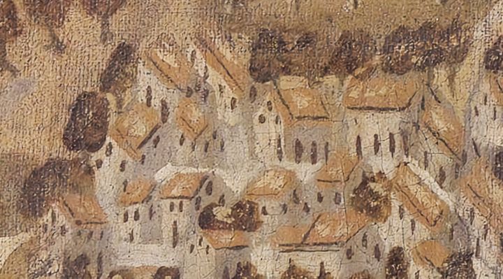 Extrait de la carte originale de 1609, zone C07