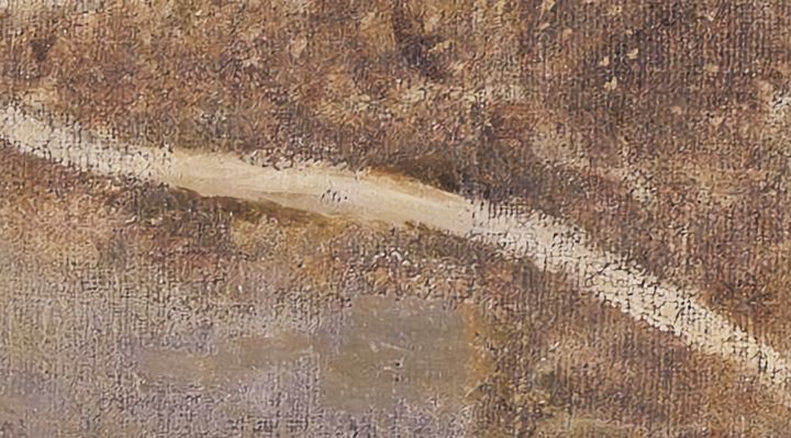 Extrait de la carte originale de 1609, zone C10