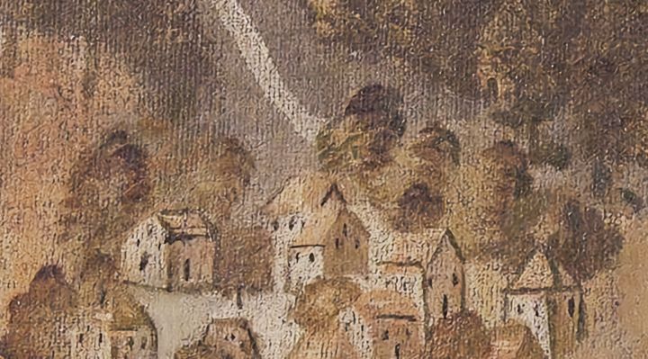 Extrait de la carte originale de 1609, zone D03