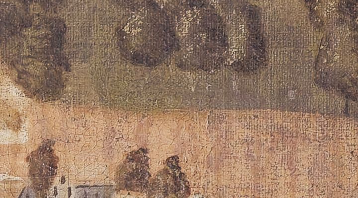 Extrait de la carte originale de 1609, zone D13