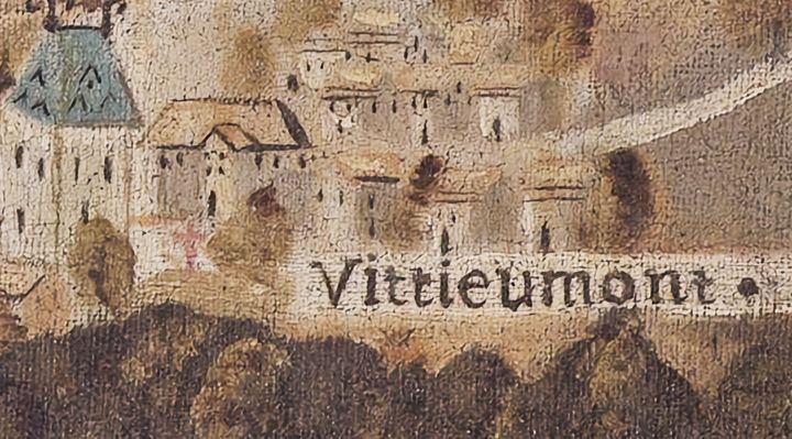 Extrait de la carte originale de 1609, zone E05