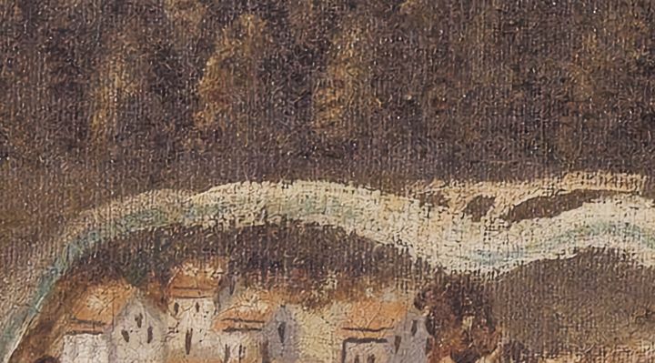 Extrait de la carte originale de 1609, zone E06