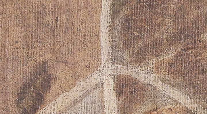 Extrait de la carte originale de 1609, zone E18