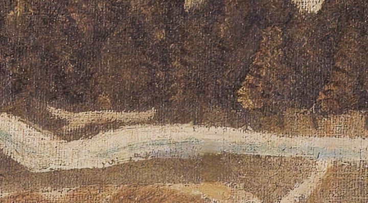 Extrait de la carte originale de 1609, zone F06