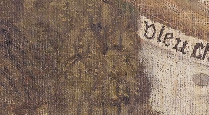 Extrait de la carte originale de 1609, zone G13