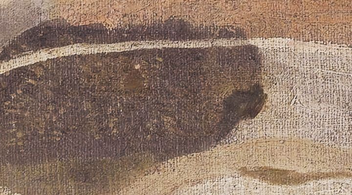 Extrait de la carte originale de 1609, zone H15