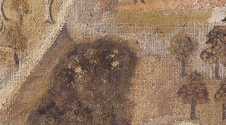 Extrait de la carte originale de 1609, zone K08