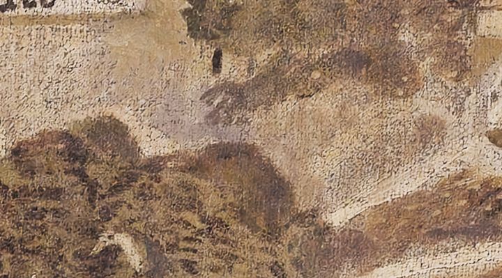 Extrait de la carte originale de 1609, zone L10