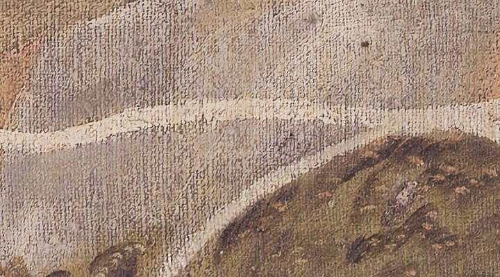 Extrait de la carte originale de 1609, zone L17