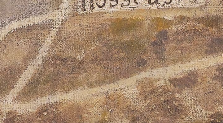 Extrait de la carte originale de 1609, zone N10