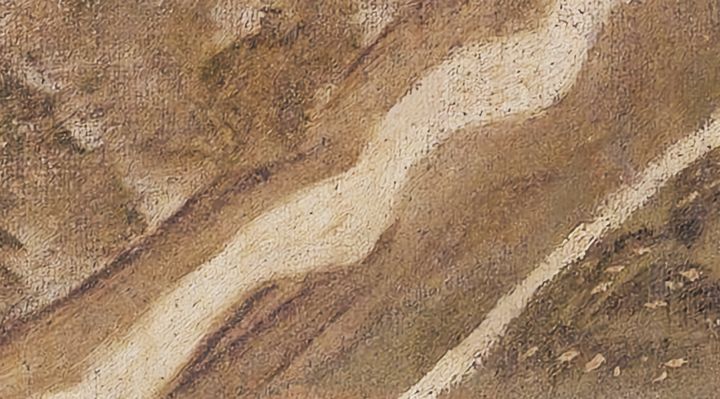 Extrait de la carte originale de 1609, zone N15