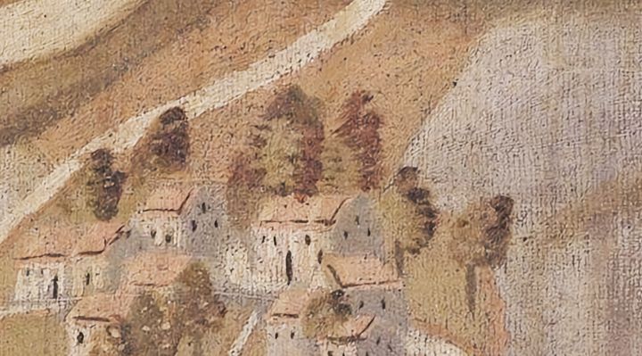 Extrait de la carte originale de 1609, zone N16