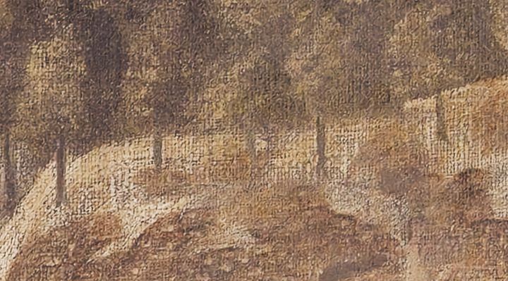 Extrait de la carte originale de 1609, zone P09