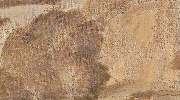 Extrait de la carte originale de 1609, zone Q10